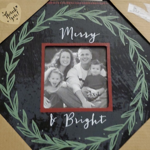 NWT Christmas Picture Frame - Picture 2 of 4
